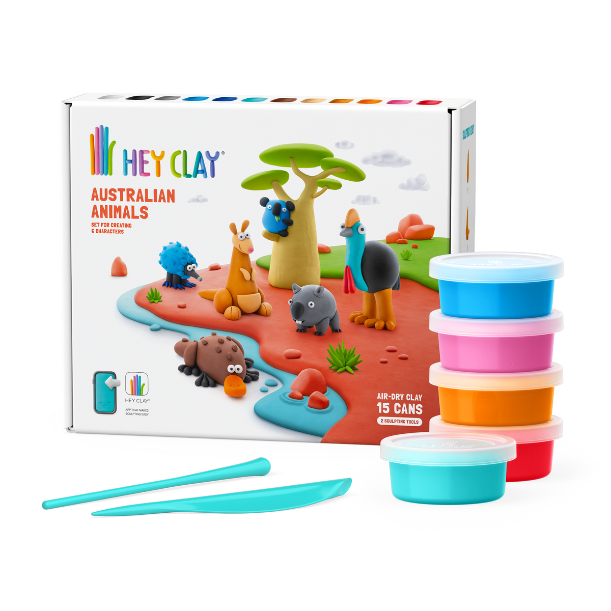 15027 HeyClay - Australian Animals - 15 cans
