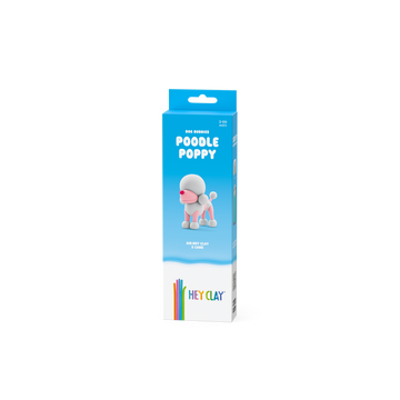 HeyClay - 30147 Poodle Poppy, Series Dog Buddies, 3 cans