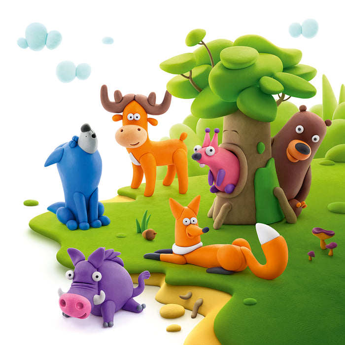 15022 HeyClay - Forest Animals - 15 cans