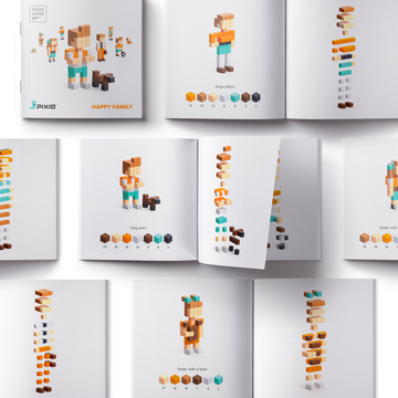 PX-30103 - PIXIO - Story Happy Family - 88 stuks