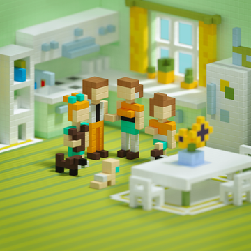 PX-30103 - PIXIO - Story Happy Family - 88 stuks