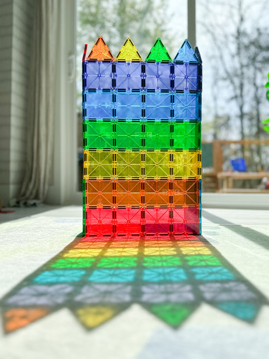 40300 - MAGNA-TILES® Clear Colors 100 Piece Set