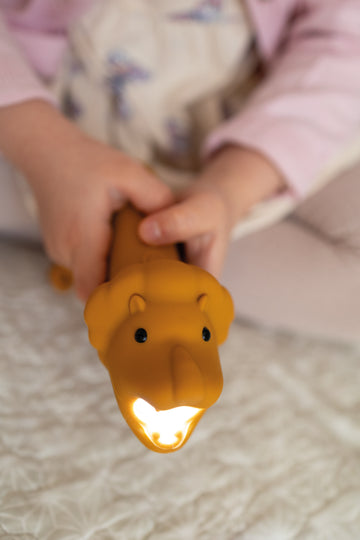 Rabbit&Friends - 52-0083- Lion Silicone Zaklamp