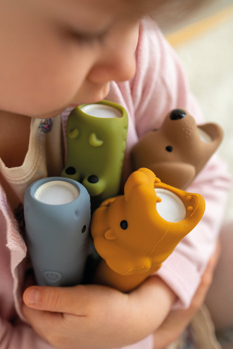 Rabbit&Friends - 52-0083- Lion Silicone Flashlight
