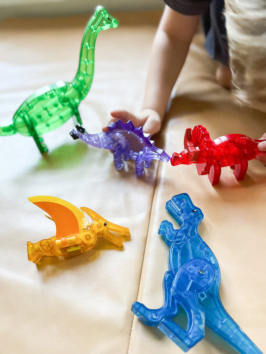 22805 - MAGNA-TILES® Dinos 5 piece (LAATSTE STUKS - DIT PRODUCT IS UITLOPEND