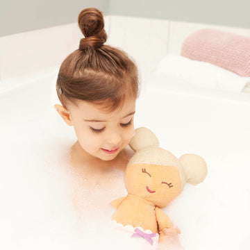 LullaBaby - LBY7236 - Plush Girl Bath Doll & Accessory