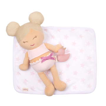 LullaBaby - LBY7236 - Plush Girl Bath Doll & Accessory