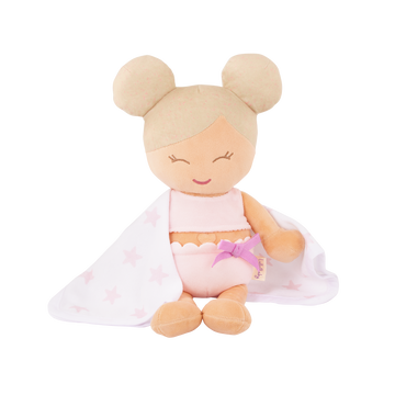 LullaBaby - LBY7236 - Plush Girl Bath Doll & Accessory