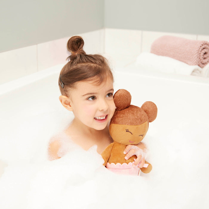 LullaBaby - LBY7262 - Plush Girl Bath Doll & Accessory (COMING END JUNE)