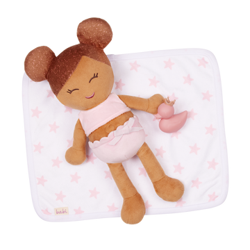 LullaBaby - LBY7262 - Plush Girl Bath Doll & Accessory