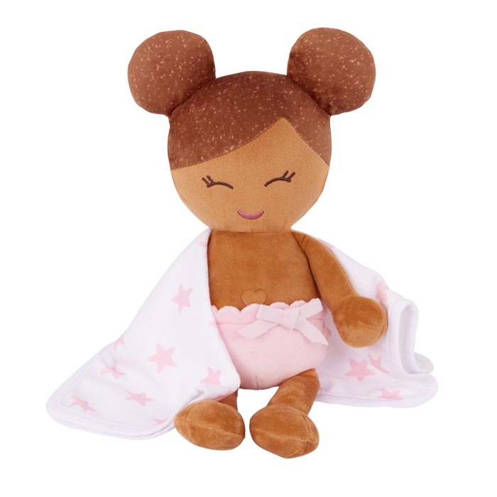 LullaBaby - LBY7262 - Plush Girl Bath Doll & Accessory (COMING END JUNE)