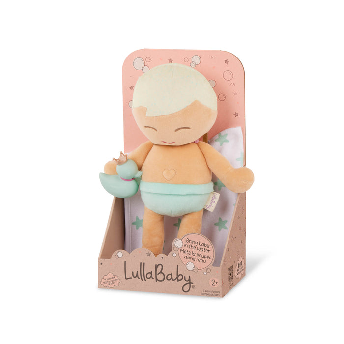 LullaBaby - LBY7265 - Plush Boy Bath Doll & Accessory (COMING END JUNE)