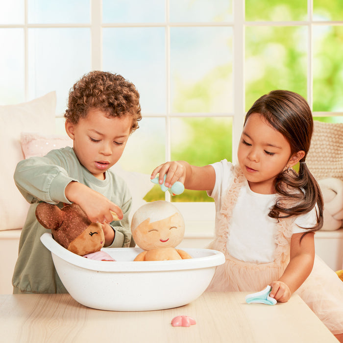 LullaBaby - LBY7265 - Plush Boy Bath Doll & Accessory (COMING END JUNE)