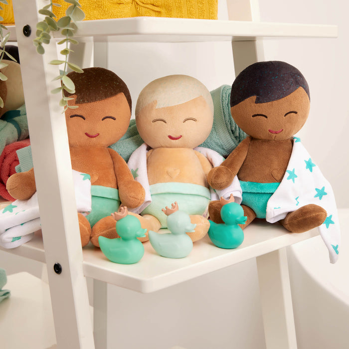 LullaBaby - LBY7265 - Plush Boy Bath Doll & Accessory (COMING END JUNE)