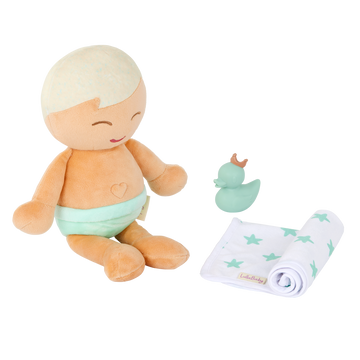 LullaBaby - LBY7265 - Plush Boy Bath Doll & Accessory