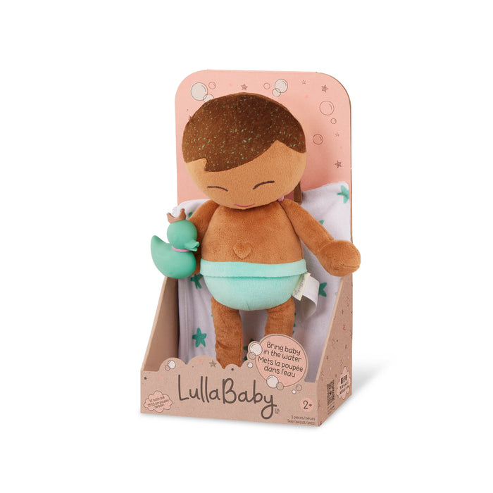 LullaBaby - LBY7266 - Plush Boy Bath Doll & Accessory (COMING END JUNE)