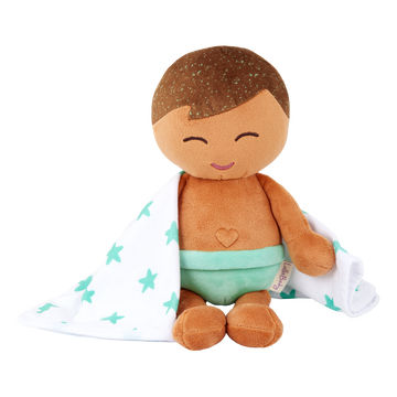 LullaBaby - LBY7266 - Plush Boy Bath Doll & Accessory