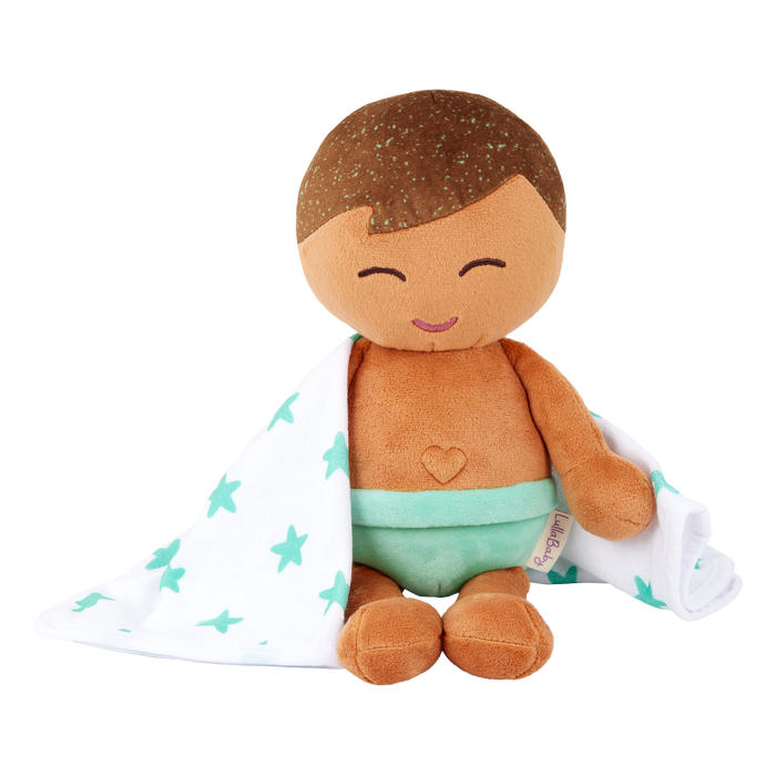 LullaBaby - LBY7266 - Plush Boy Bath Doll & Accessory (COMING END JUNE)