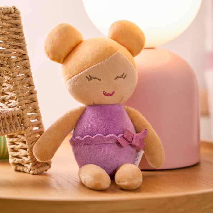 LullaBaby - LBY9017 - Small Plush Bath Doll Assortment (12) - 6 Brown & 6 Blonde