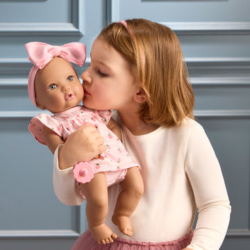 LullaBaby - LBY7347 - 36cm Doll w/ sounds & pacifier