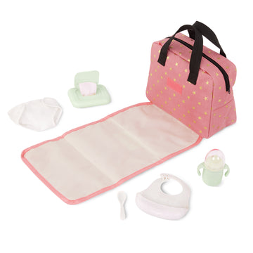 LullaBaby - LBY7710Z - Luier tas met accessoires