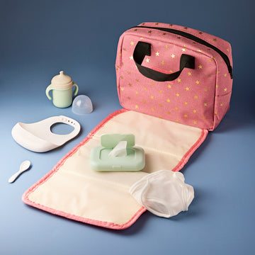 LullaBaby - LBY7710Z - Luier tas met accessoires