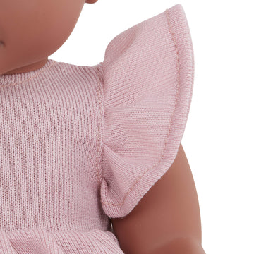 LullaBaby - LBY7642 - Pink Dress Outfit w/ Headband Set