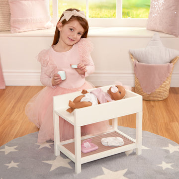 LullaBaby - LBY7743 - Baby Doll Changing Table & accessories