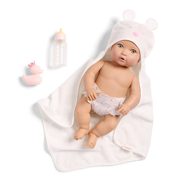 LullaBaby - LBY7721 - 39cm interactieve pop met accessoires