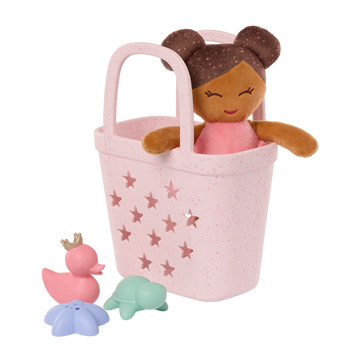 LullaBaby - LBY7725 - Bath Doll w/ Acc. in a Basket Playset