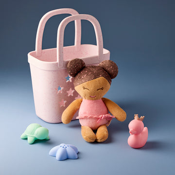 LullaBaby - LBY7725 - Bath Doll w/ Acc. in a Basket Playset