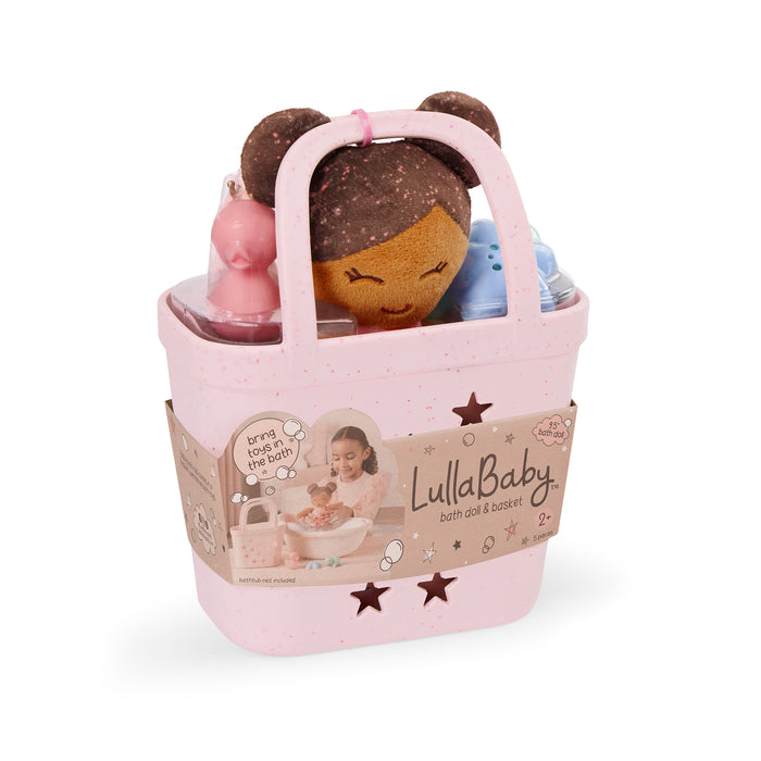 LullaBaby - LBY7725 - Bath Doll w/ Acc. in a Basket Playset (COMING END MAY)