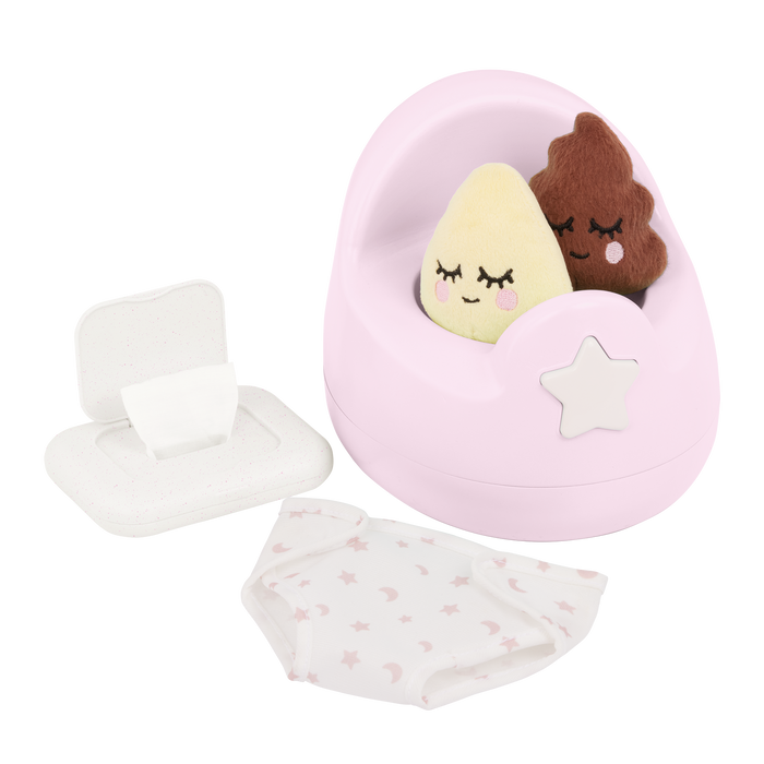 LullaBaby - LBY7734 - Dolly Potty set Pink (COMING END JUNE)
