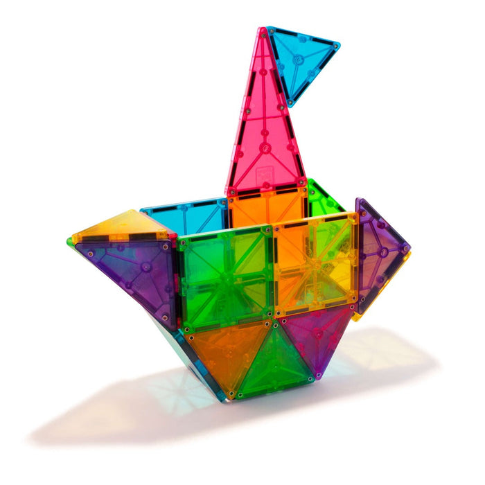 02132 - MAGNA-TILES® Clear Colors 32 Piece Set