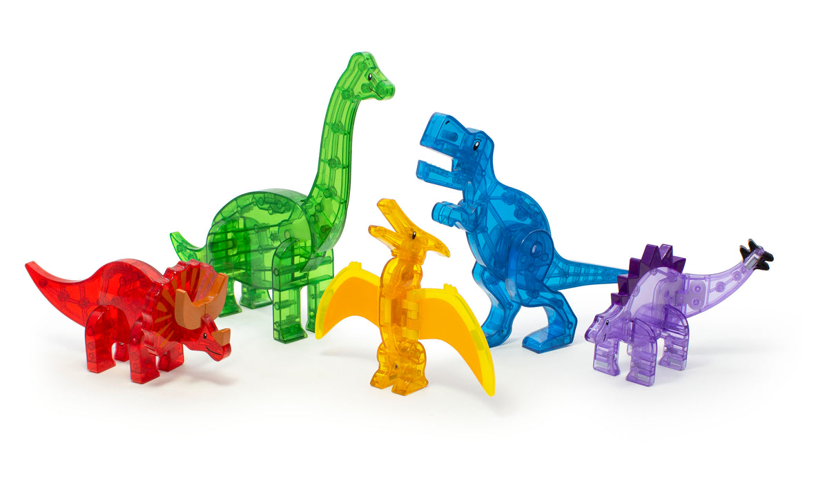 22805 - MAGNA-TILES® Dinos 5 piece (LAATSTE STUKS - DIT PRODUCT IS UITLOPEND