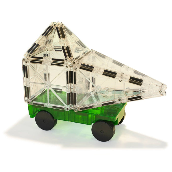 16022 - MAGNA-TILES® Cars 2 Piece Expansion Set: Green & Yellow