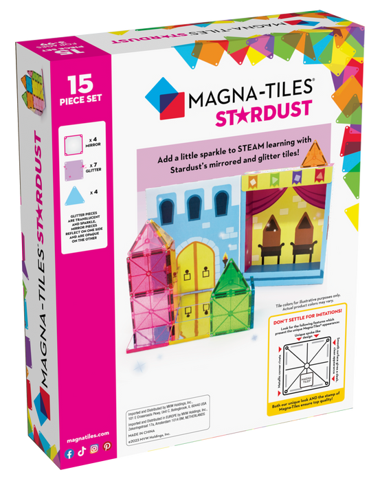 18915 - MAGNA-TILES® Stardust 15 Piece Set (LAATSTE STUKS - DIT PRODUCT IS UITLOPEND