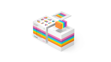 20203 PIXIO - Abstract Neon - 60 stuks