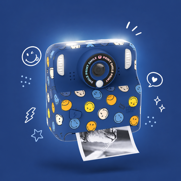 MOB - Pixiprint Smiley World - Blauw