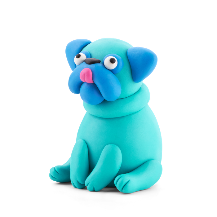 60047 HeyClay - Dog Story: Spitz, Shiba Inu, Pug - 6 cans