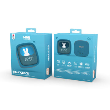 MOB - Billy Clock - Donkerblauw