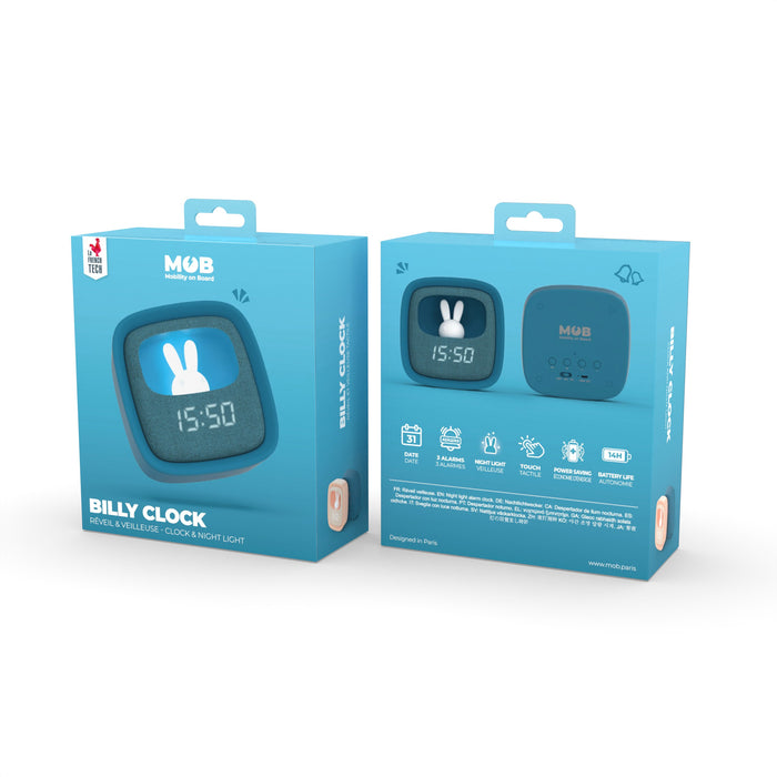 MOB - Billy Clock - Donkerblauw