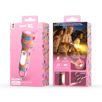 MOB - Glowy Smiley World - Roze