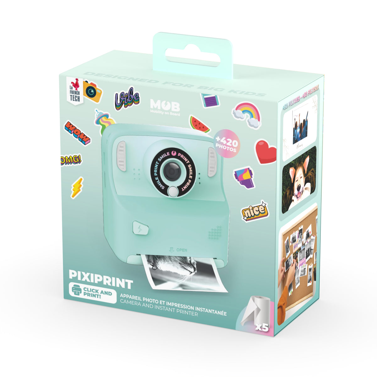 MOB - Pixiprint - Blauw