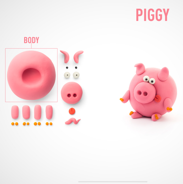 30045 HeyClay - Piggy - 3 cans
