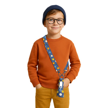 MOB - Glowy Smiley World - Blauw