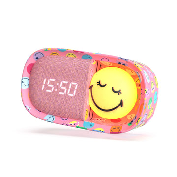 MOB - Dreamy Clock Smiley World - Roze