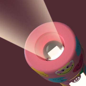 MOB - Glowy Smiley World - Roze