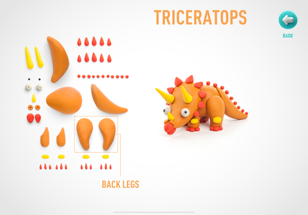 30071  Hey Clay - Triceratops - 3 cans