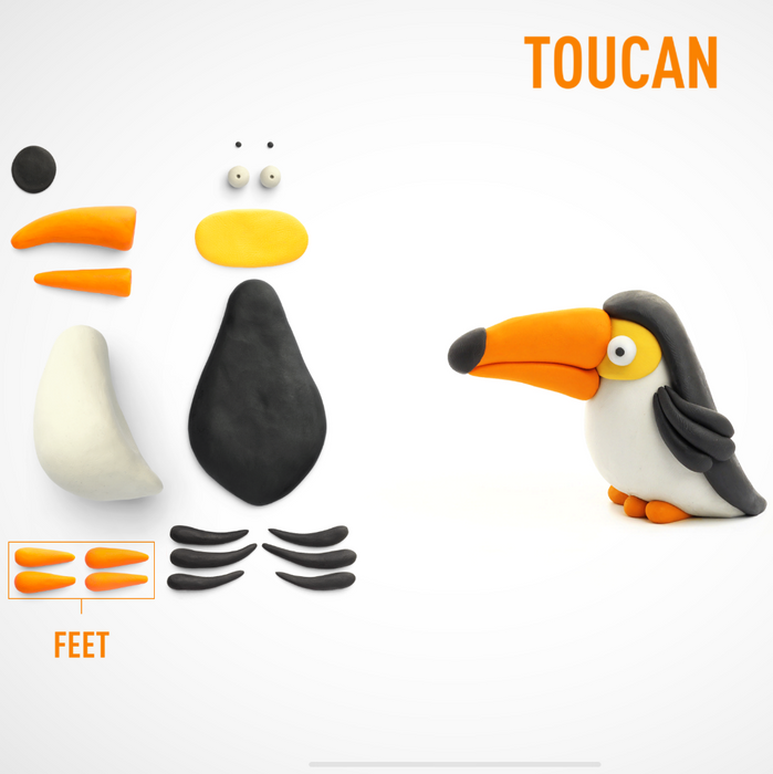 30052 HeyClay - Toucan - 3 cans